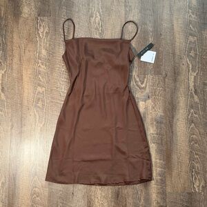 O'Neill Brown Slip Dress